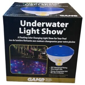 GAME  Pool Underwater Light Show 7 Color Floating Changing Light NEW IN‎ BOX